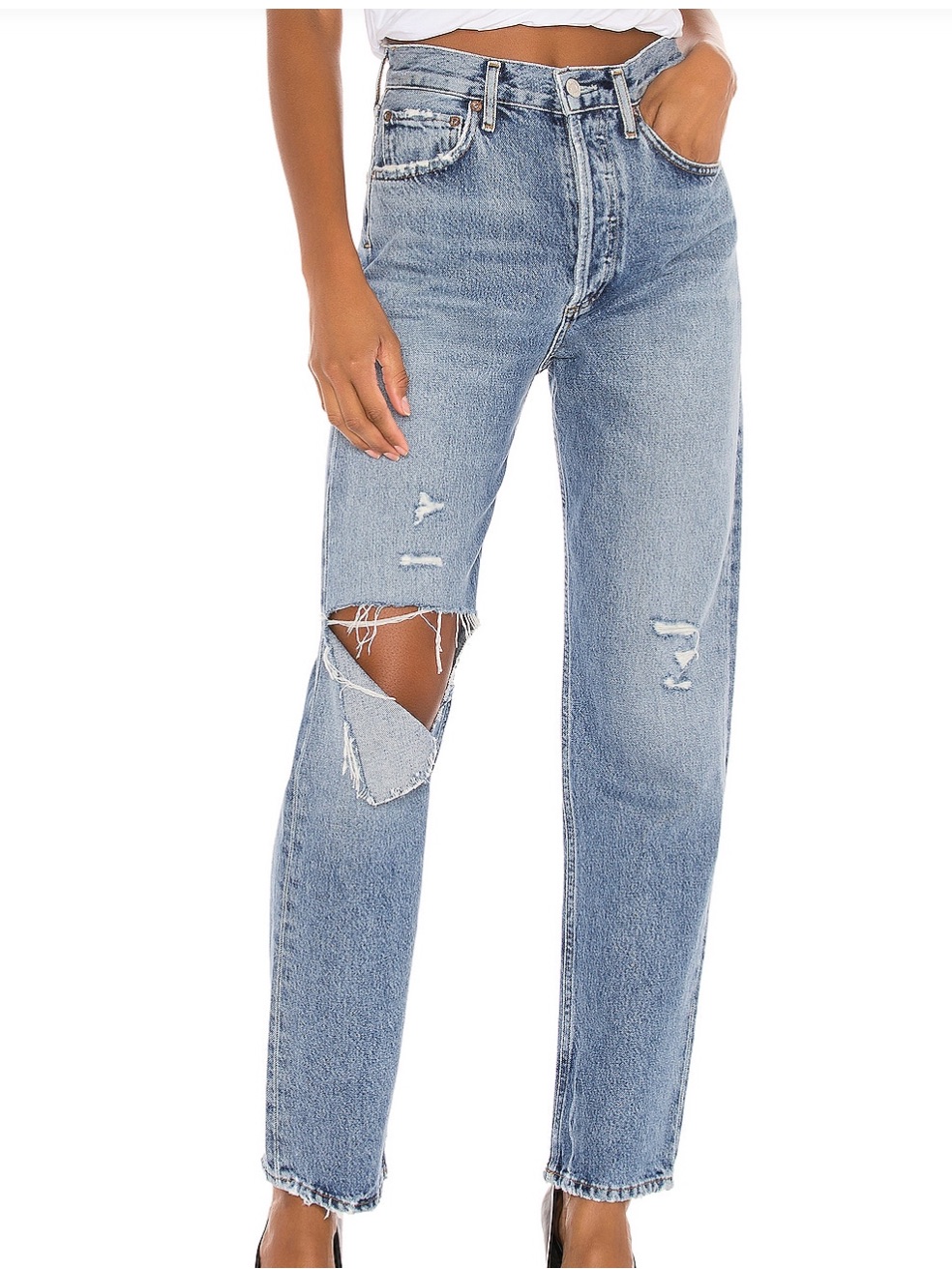 Agolde 90's Pinch Waist Straight-Leg Jeans